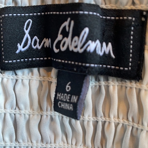 SAM EDELMAN Metallic StripeOff the Shoulder Dress - Picture 11 of 12